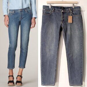 A.P.C. | Jean Etroit Court Indigo Stonewashed Japanese stretch denim